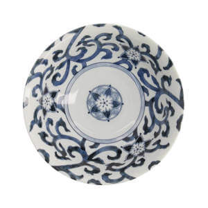 Tokyo Design Studio Goben-Karakusa Blue Ramen Bowl